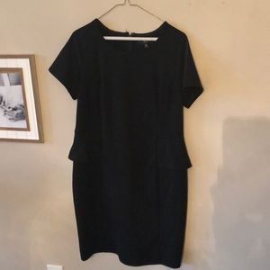Black Peplum Dress